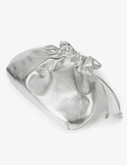 Penelope Chilvers Puffball Leather Clutch