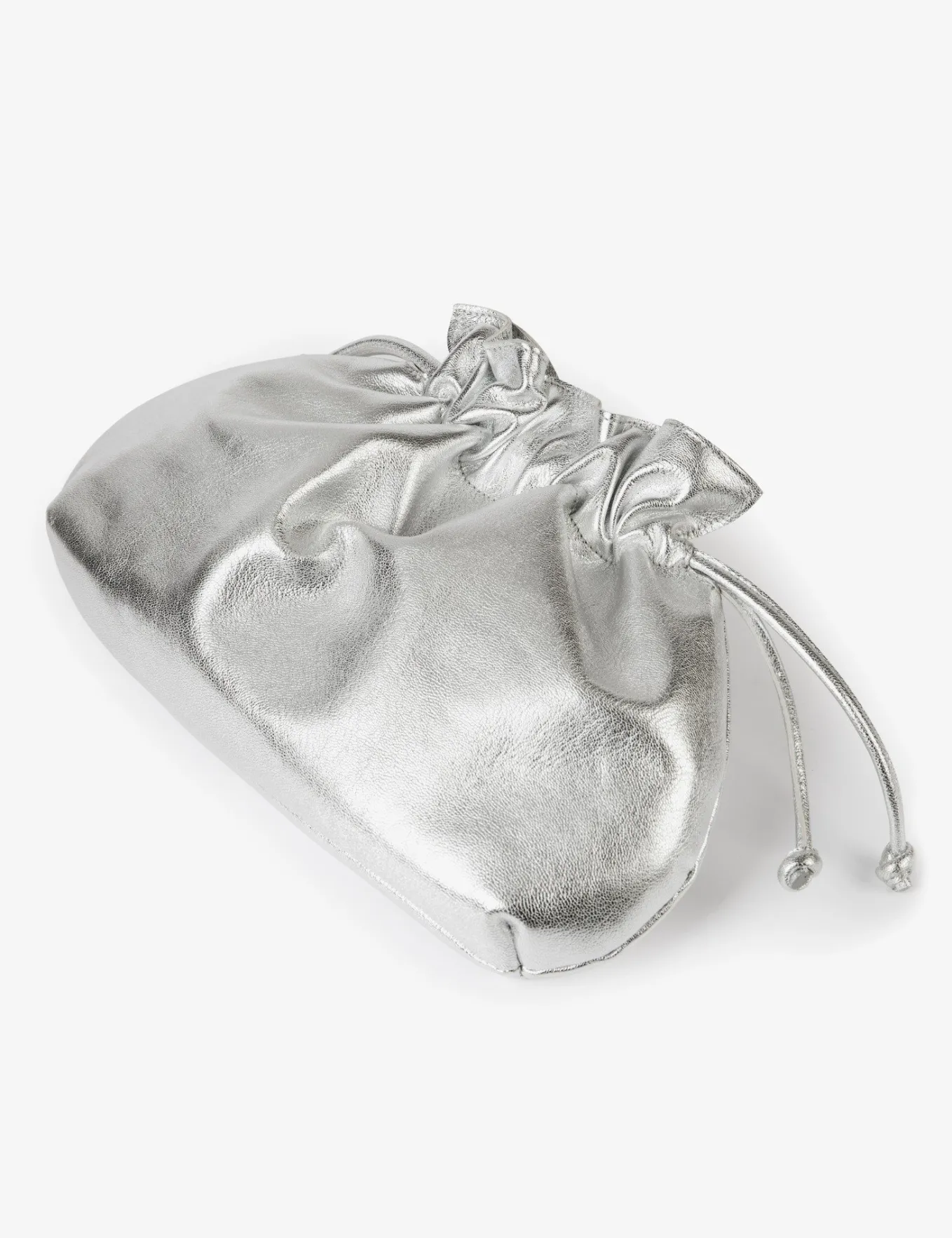 Penelope Chilvers Puffball Leather Clutch