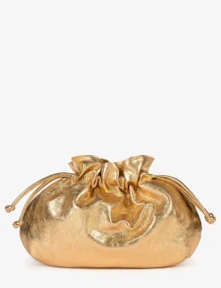 Penelope Chilvers Puffball Leather Clutch