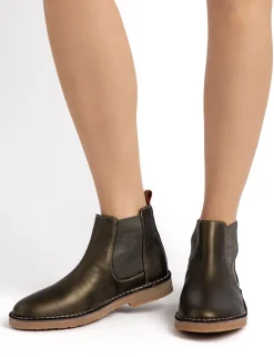 Penelope Chilvers Rambla Metallic Leather Boot