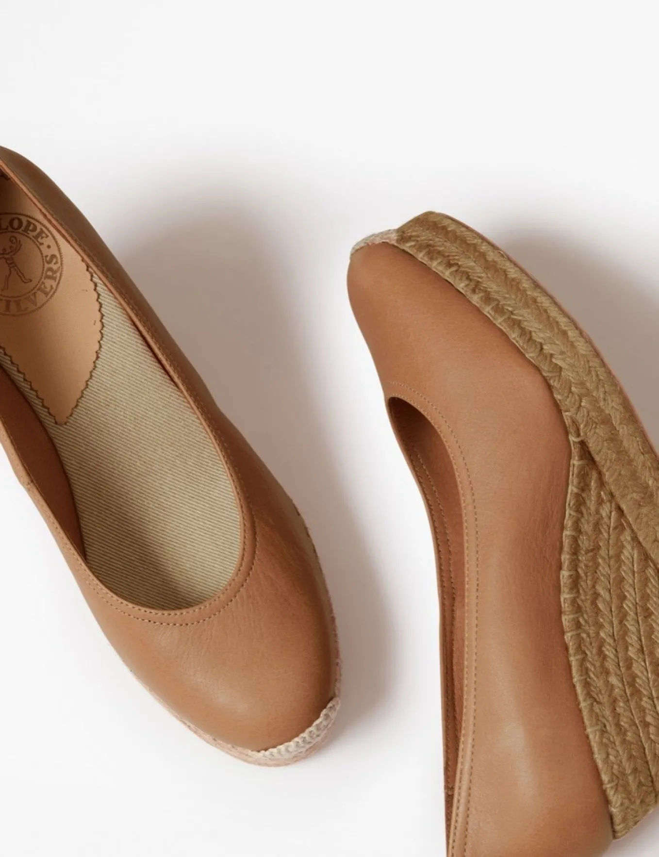 Penelope Chilvers Scoop Leather Espadrille