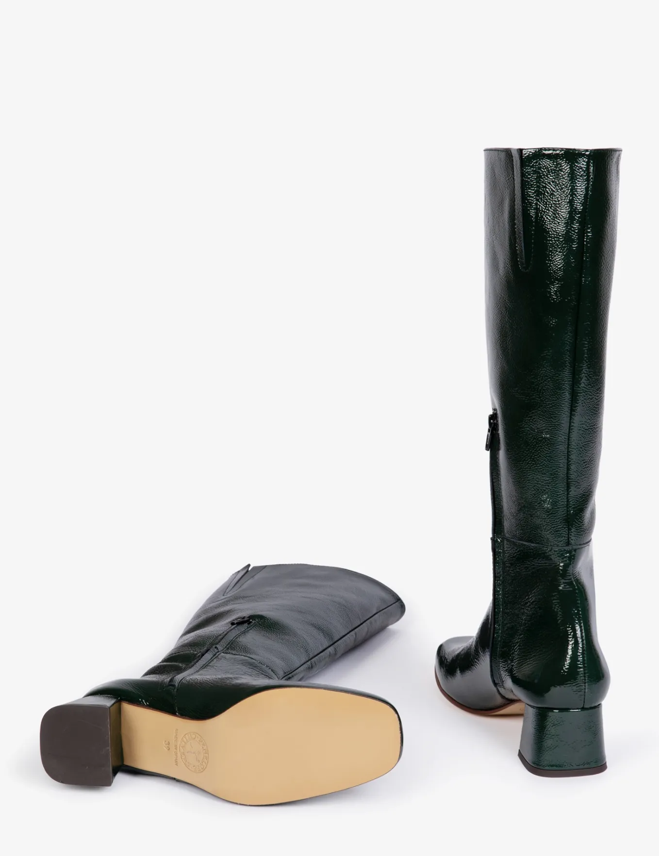 Penelope Chilvers Sinatra Patent Leather Boot